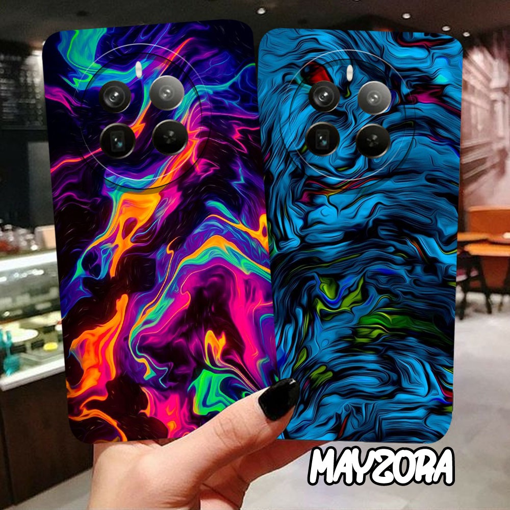 Case pro camera Realme 12 pro Terbaru 2024 -Silikon Realme 12 pro - motif ABSTRAK - Softcase Realme 