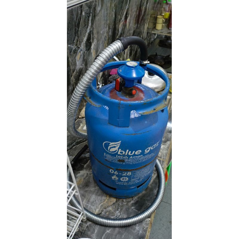 Tabung Gas Regulator Selang Blue Gaz