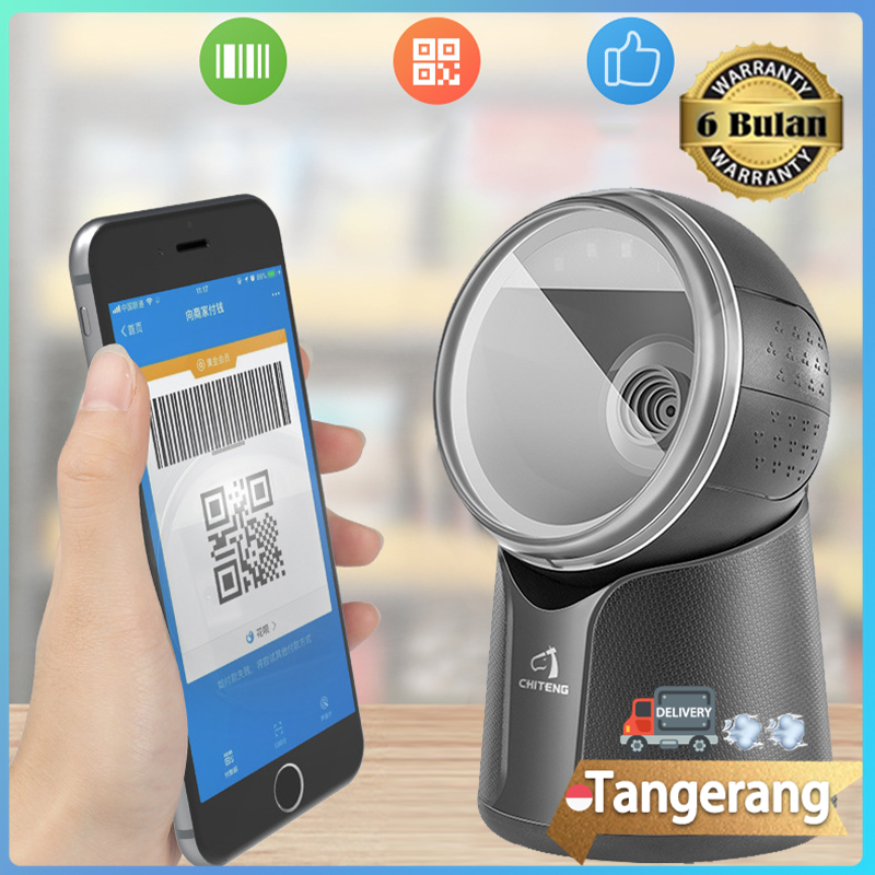 Scanner Barcode 2D Omni Barcode Scanner Autoscan Dekstop  QR Code/PDF417/Efaktur