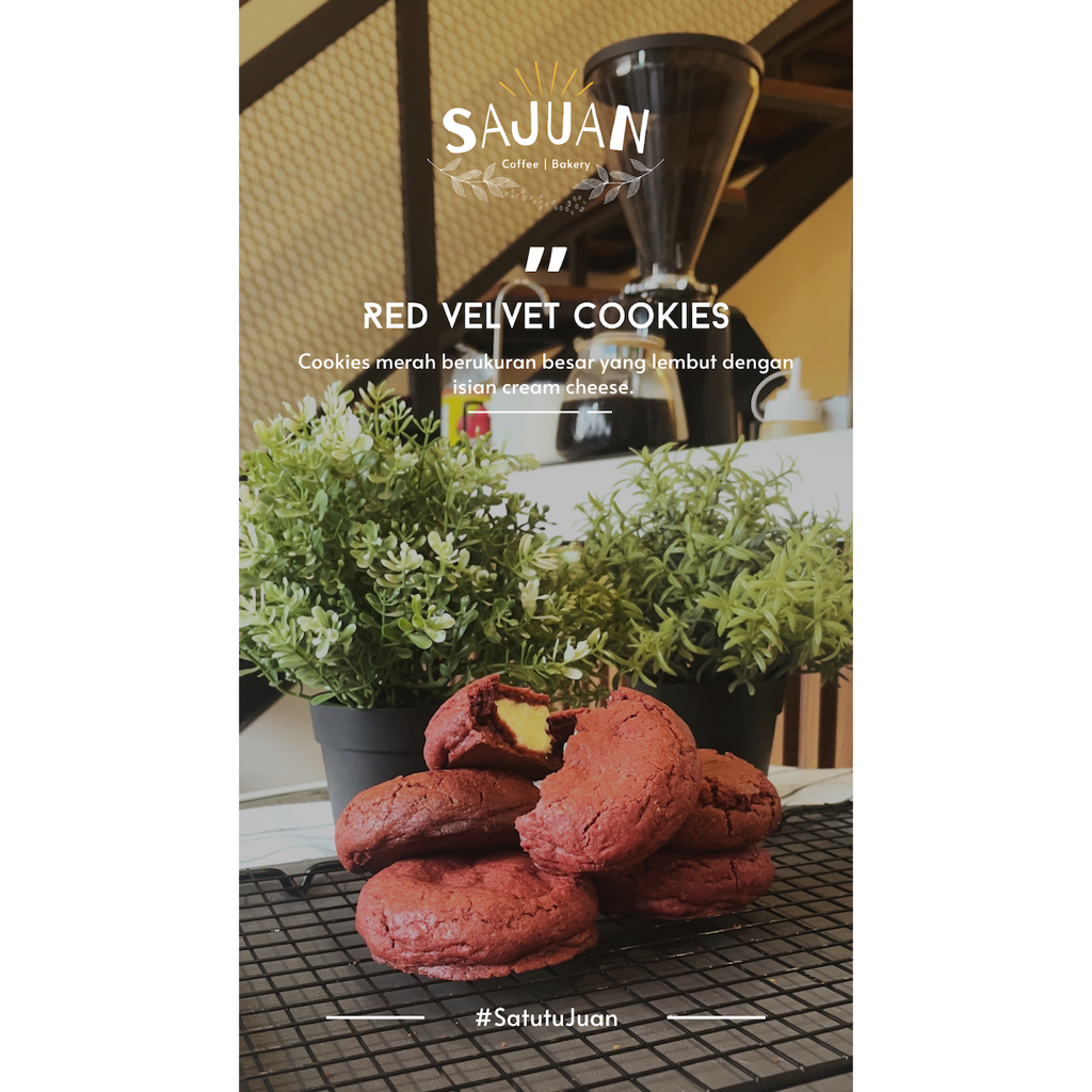 

Red Velvet Cookies with Cream Cheese | Soft Cookies Premium