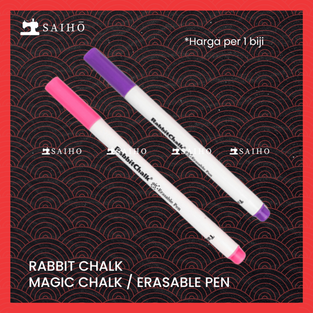 

Rabbit Chalk Magic Pen Erasable (Dapat Dihapus) Tailor Pen Kain Pola Jahit
