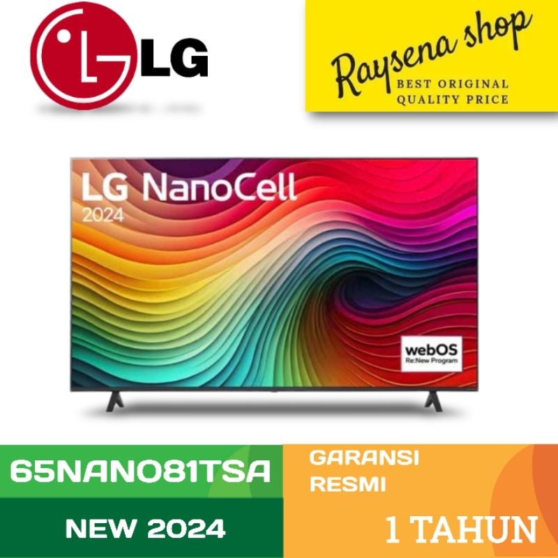 LG LED 65 INCH NANO CELL SMART TV 4K 65NANO81TSA 65NANO81 65 NANO CELL