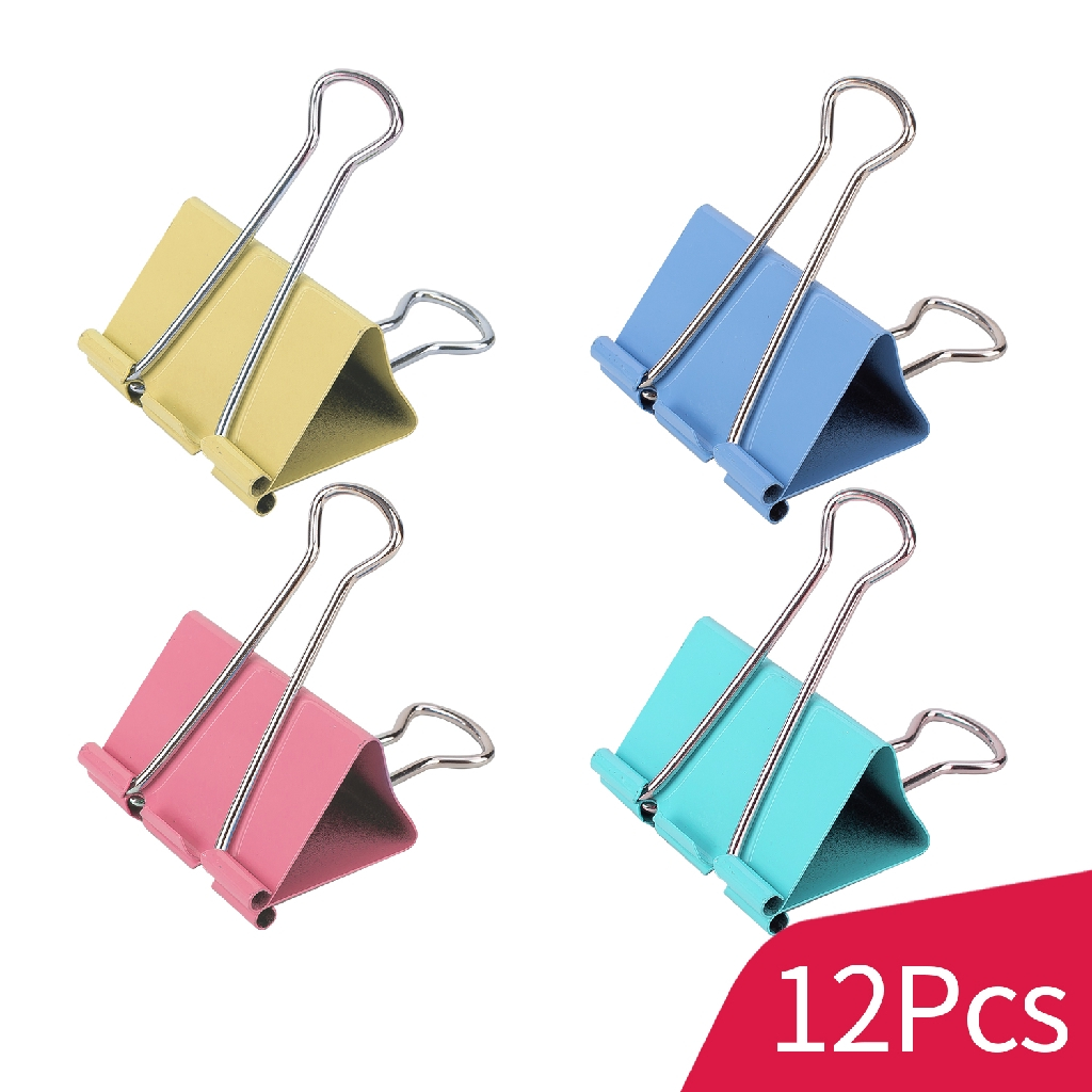 

DELI BINDER CLIP 4 WARNA BINDER AESTHETIC BINDER KULIAH KLIP KERTAS BANYAK WARNA DAN PILIHAN UKURAN