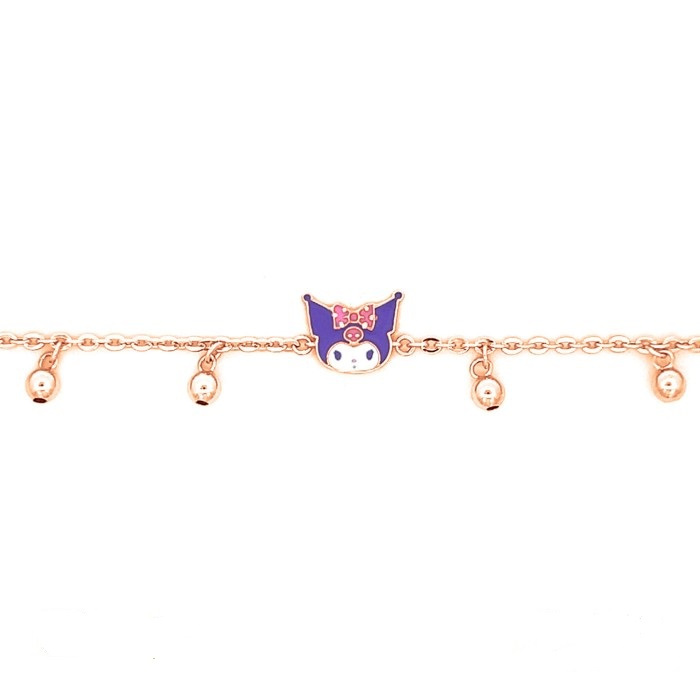 GELANG TANGAN KAKI TANGAN RANTE EMAS ANAK BAYI SANRIO KUROMI