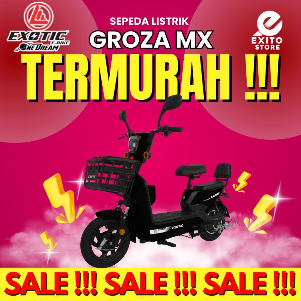 SEPEDA LISTRIK GROZA MX PACIFIC EXOTIC