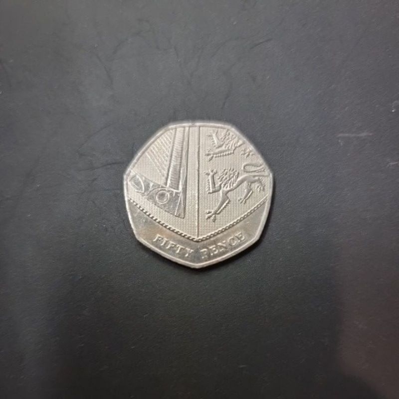 2008 ROYAL SHIELD FIFTY PENCE COIN