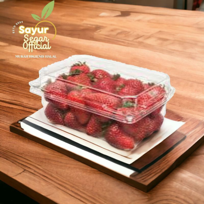 

Buah Strawbery/ Stroberi Per Pack 250gr