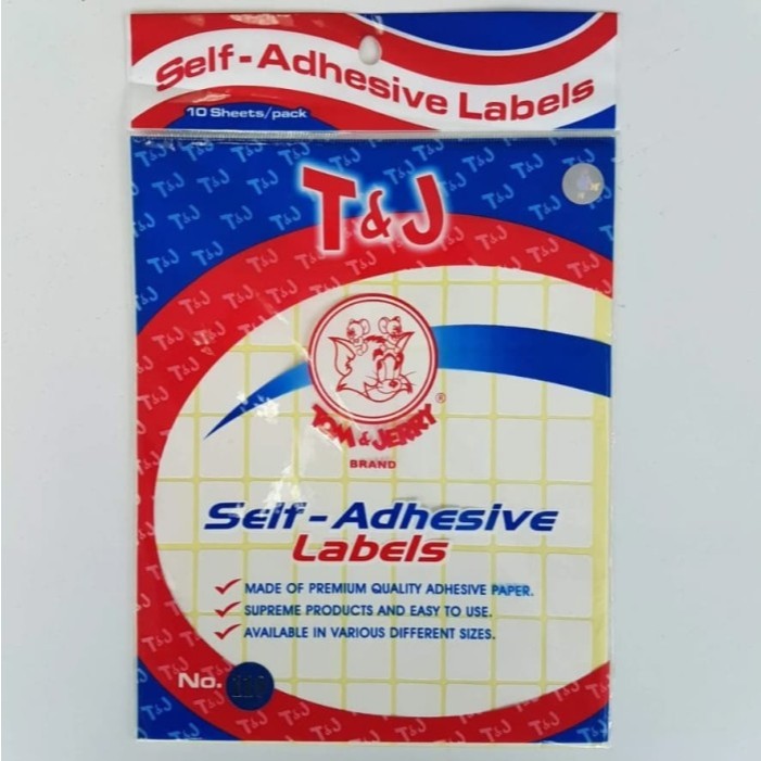 

Label Putih Tom & Jerry No 110 (1 pak / 25 pcs)