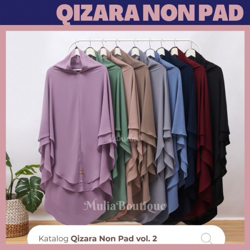 Qizara Non Pad Zanuba Hijab Official