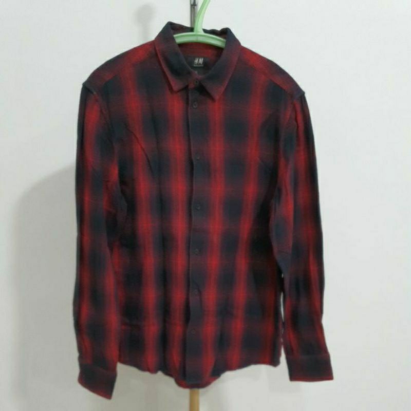 Kemeja pria flanel H&M ORIGINAL 100% Preloved