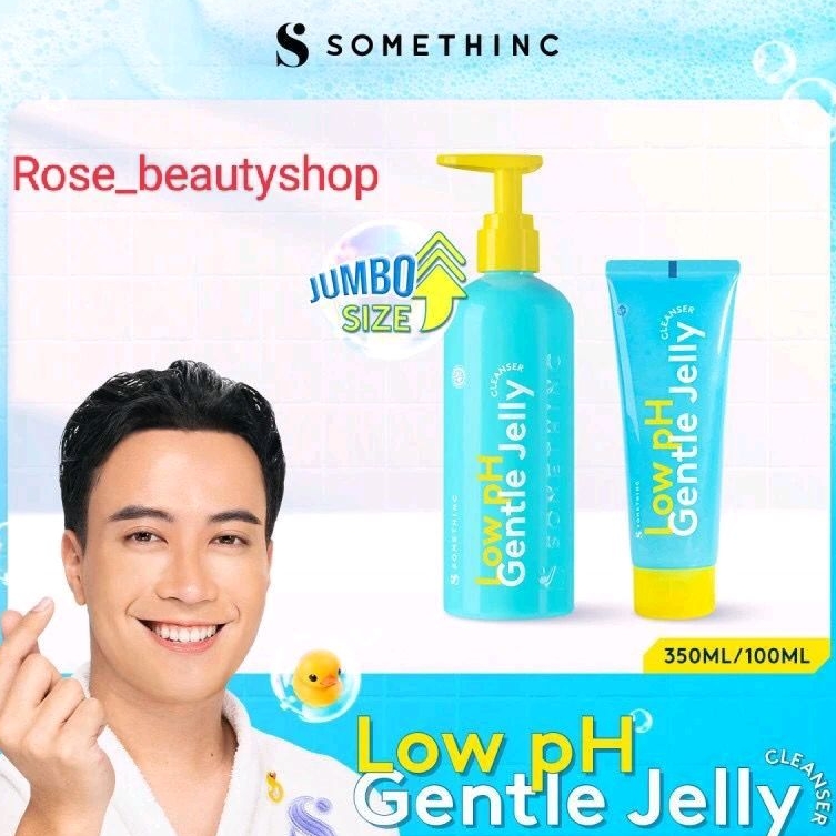 SOMETHINC Facial Wash - Somethinc Low Ph Gentle Jelly Cleanser - Somethinc Pencuci Muka - Sabun waja