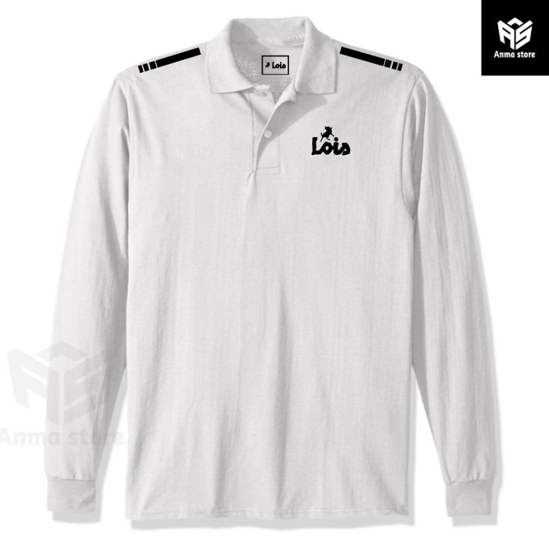 Kaos Kerah Polo shirt Lengan Panjang Lois Newlist