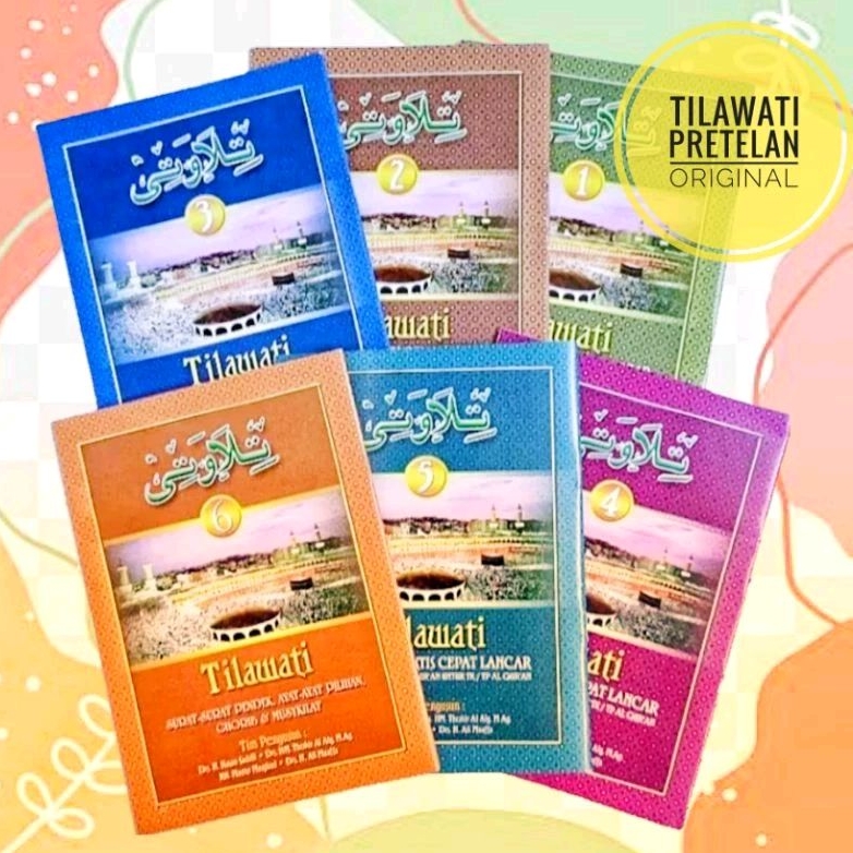 Tilawati jilid 1 sampai 6 pretelan satuan