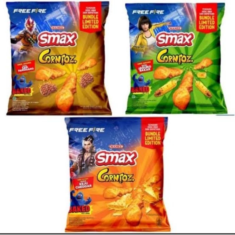 

SMAX CORNTOS JAGUNG BAKAR | KEJU | SAPI PANGGANG NETTO 10 CPS X 23 GR