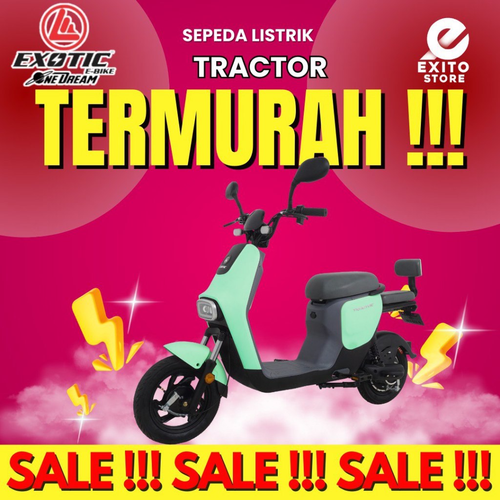 TERBARU Sepeda Listrik Exotic TRACTOR by Pacific