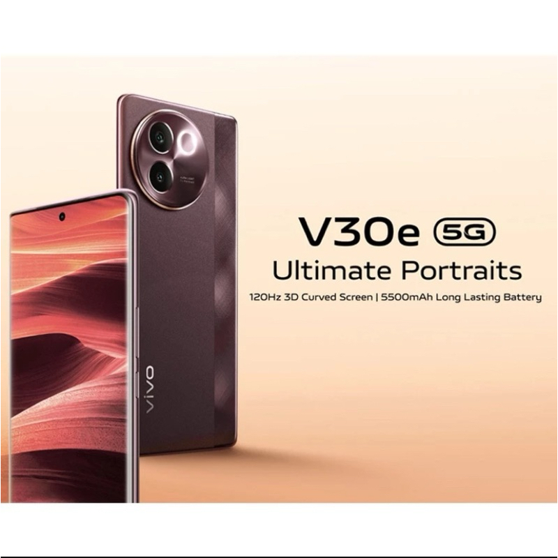 Vivo V30e 5G 8/128GB 8/256GB RAM 8GB+8GB ROM 128GB Garansi resmi Hp Vivo Terbaru 2024