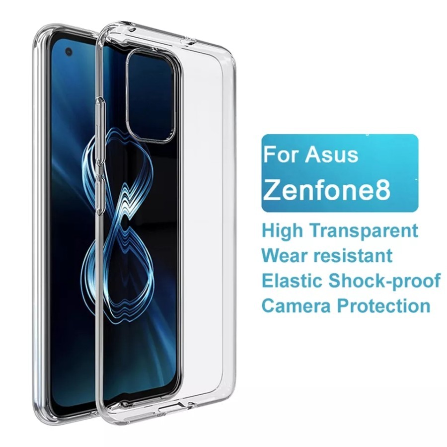 Softcase Asus Zenfone 8 Ultrathin Clear Premium Silikon Case