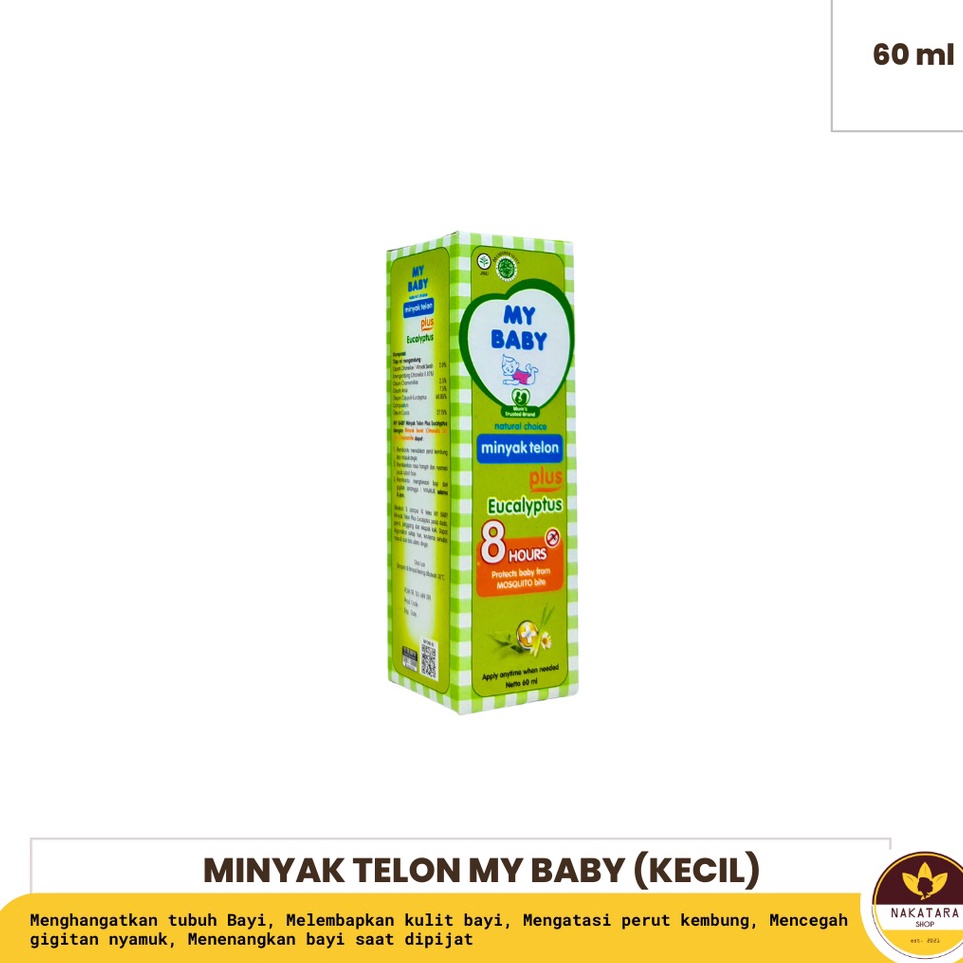 

Diskon MY BABY MINYAK TELON MYBABY UKURAN 6ML KECIL