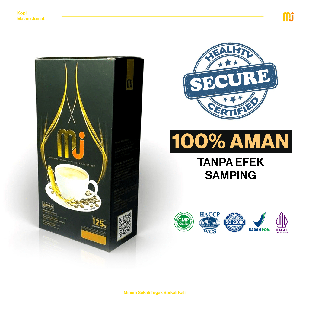 KOPI MJ Kopi Malam Jumat - Kopi Stamina Pria BPOM HALAL