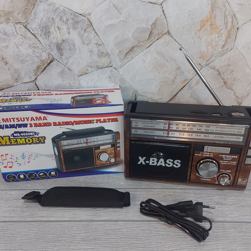 Best Terlaris COD RADIO MITSUYAMA MS42BT MEMORY XBASS 3 BAND FMAMSW MUSIC PLAYERRADIO XBASS TIPE MEM