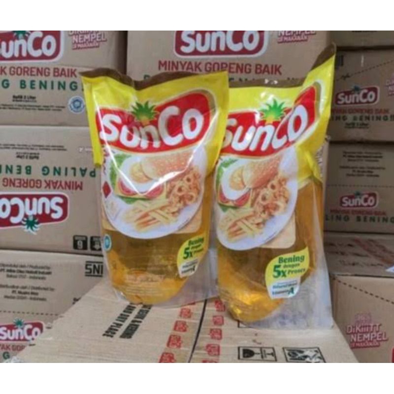 

Sunco 2liter minyak goreng refill sunco