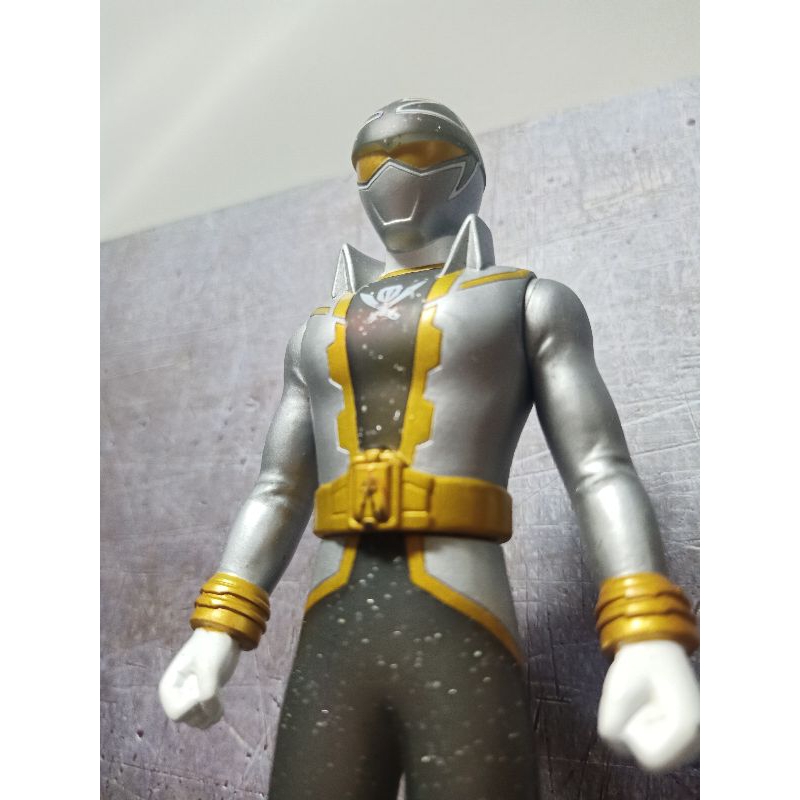 Figure Vinyl Sofubi Super Sentai Character Gokaiger Gokai Silver Limited Edition Version
