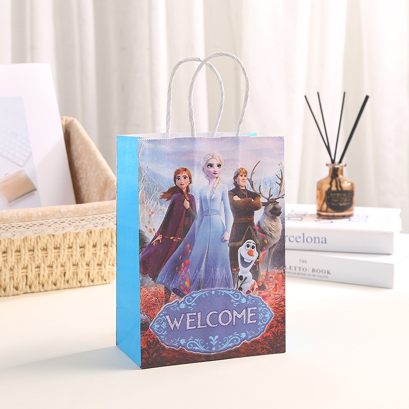 

Satuan- Paperbag motif Frozen Disney/ Tas gift kado ultah anak Elsa Anna frozen