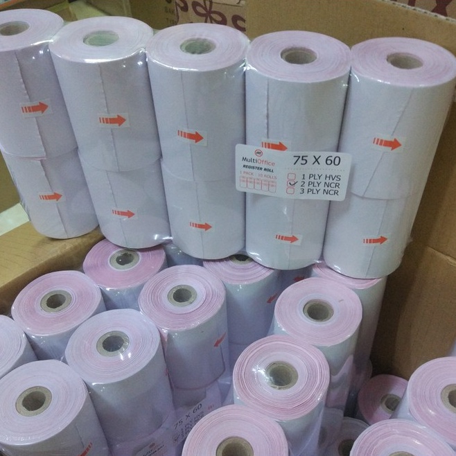 

Gaya Kes struk kasir Kes Roll Register Kes roll 75 x 6 2 ply