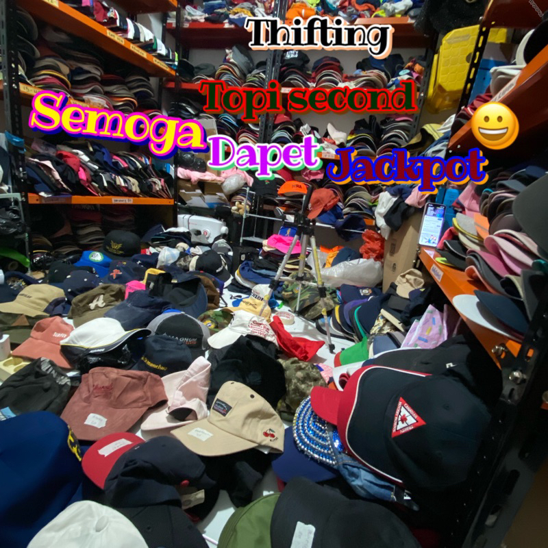 TOPI SECOND BRANDED ORIGINAL