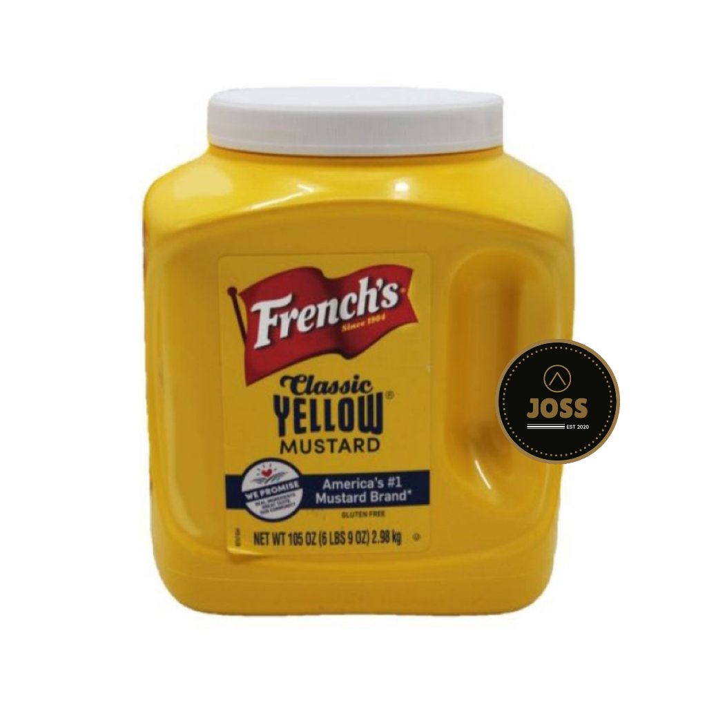 

[KHUSUS INSTAN] Yellow Mustard FRENCHS 2,98kg
