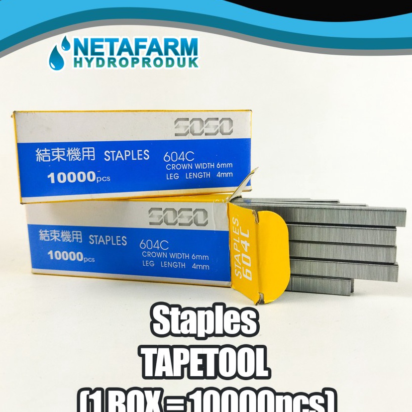 

Star seller Tapetool Refill Staples Stapler Isi Ulang Tape tool 1 Box