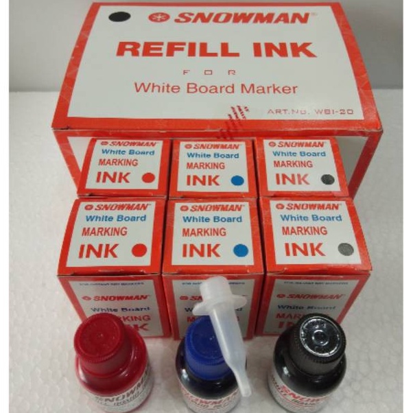 

Pasti Bisaa TINTA SPIDOL WHITEBOARD SNWOMAN SNOWMAN WHITE BOARD MARKING INK REFFIL SPIDOL