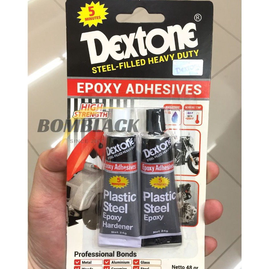 

Lebih Terpercaya Lem Dextone 5 menit Lem Korea Besi Keramik Kaca Kayu Plastik Lem Murah 48 gram Abu Hitam