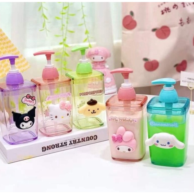 KODE S8E4 PUMP KARAKTER  PUMP BOTOL TEMPAT SABUN CAIR  PUMP HELLO KITTY  PUMP LUCU IMPORT  PUMP DORA