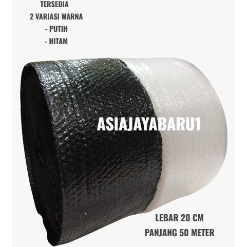 

Super Feedback BUBBLE WRAPPLASTIK PACKAGING WARNA PUTIH DAN HITAM Lebar 2cm Panjang 5 Meter