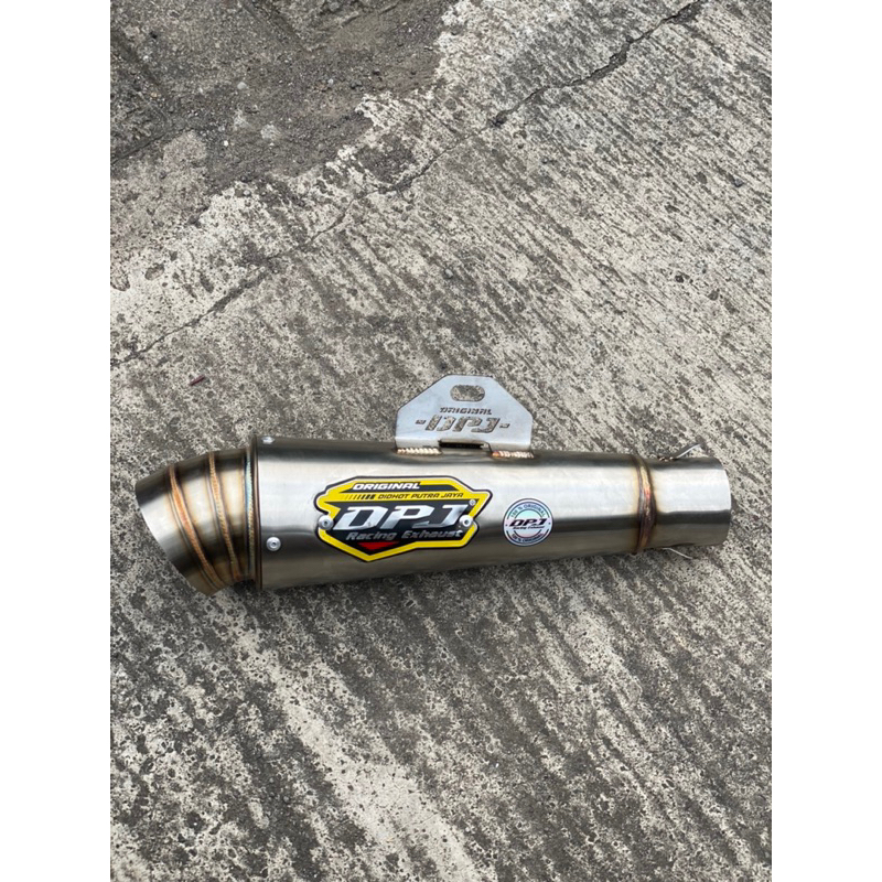 knalpot dpj original type keong inlet 50inci saringan 1/2