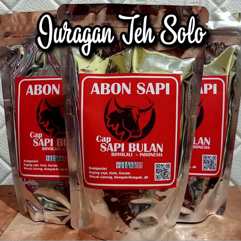 

MURAHH!! ABON SAPI TANPA SERAT CAP SAPI BULAN Berat 250 gram
