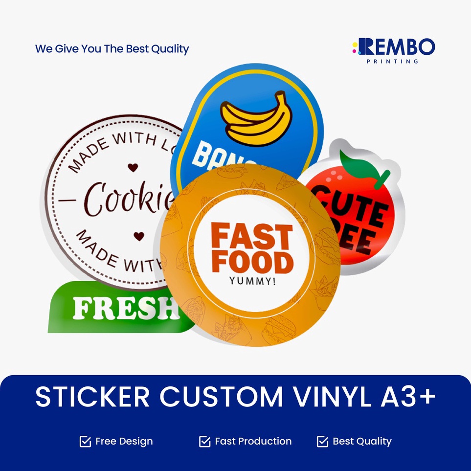 

Direkomendasikan Cetak Stiker Custom ANTI AIR Sticker Segel Label Makanan Botol Minuman Kemasan Produk Vinyl A3