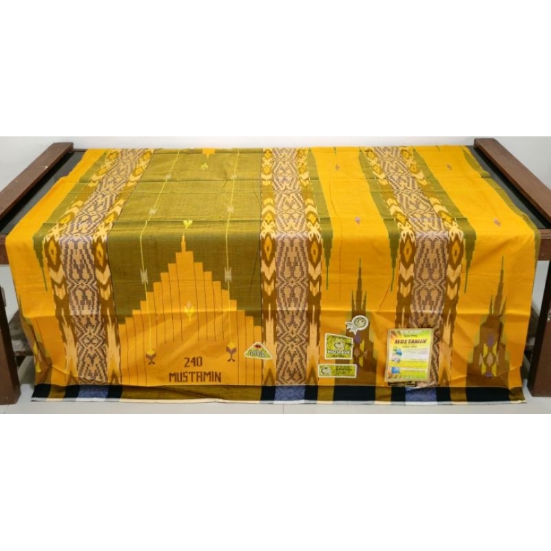 SARUNG TENUN SAMARINDA MUSTAMIN 240 SGC EXCLUSIVE LIMITED EDITION SEKELAS BHS EXCELLENT KETJUBUNG BH