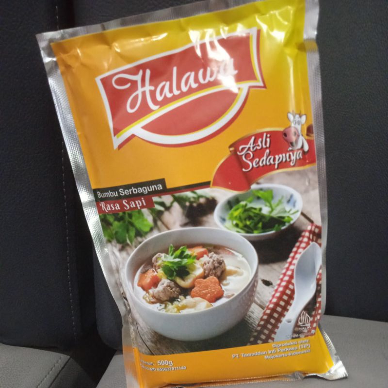 

Halawa Bumbu Masak Serbaguna Rasa Sapi kemasan 500Gr