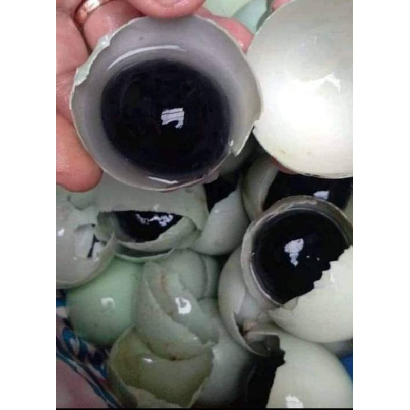 

telor busuk atau hitam