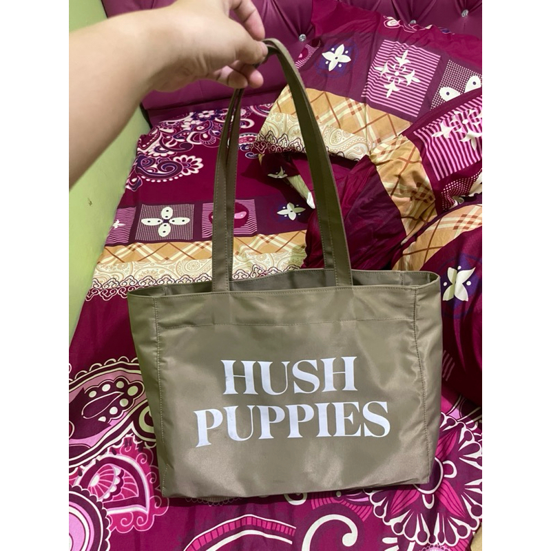 tote bag nylon hush puppies