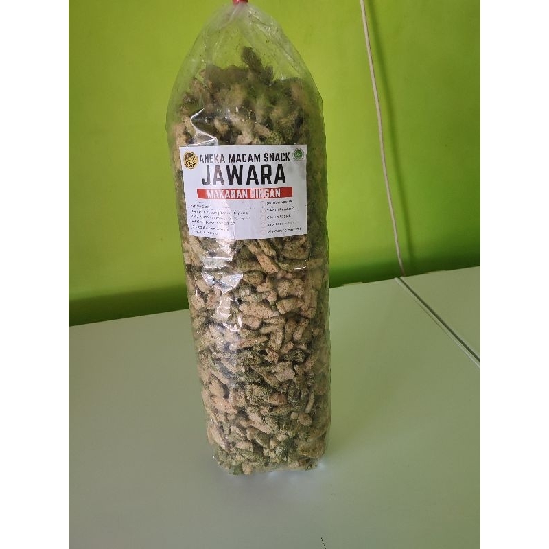 

Aneka Cemilan Basreng Jawara Stick Rasa Cabe Ijo 1 Bal Kemasan 2 KG