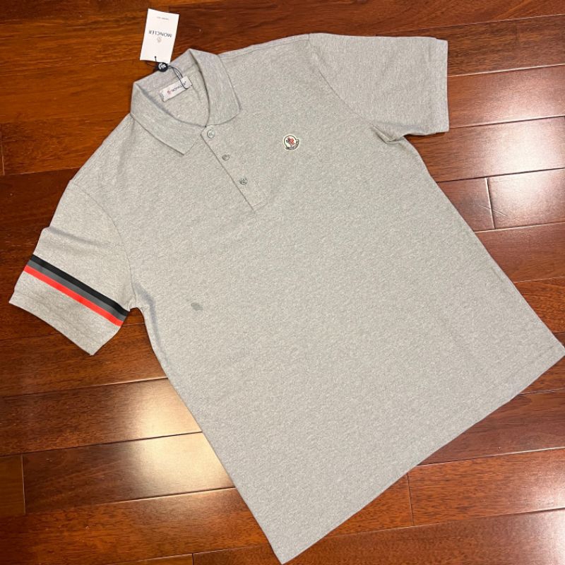 Polo MCLR stripes grey baju kaos dewasa