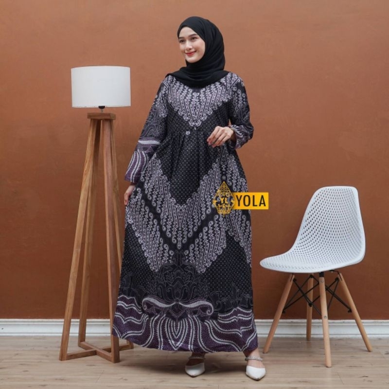 Gamis Batik Wanita Dewasa Gamis Modern Lenga