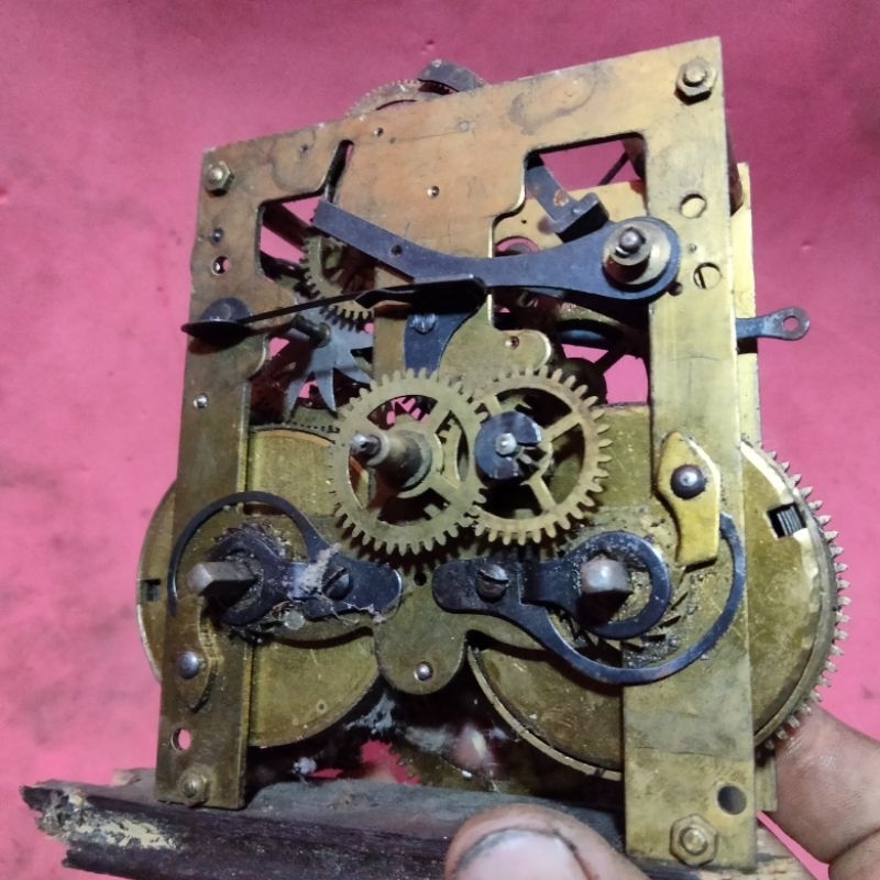 mesin jam junghans b20 GERMANY jadul vintage antik lawas kuno rare langka klasik dan imoet