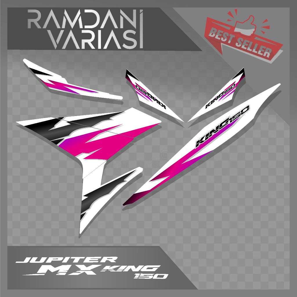 STRIPING STIKER JUPITER MX-KING 150/STIKER VARIASI MX-KING/STRIPING MOTOR MX-KING 150 MOTIF VIETNAM
