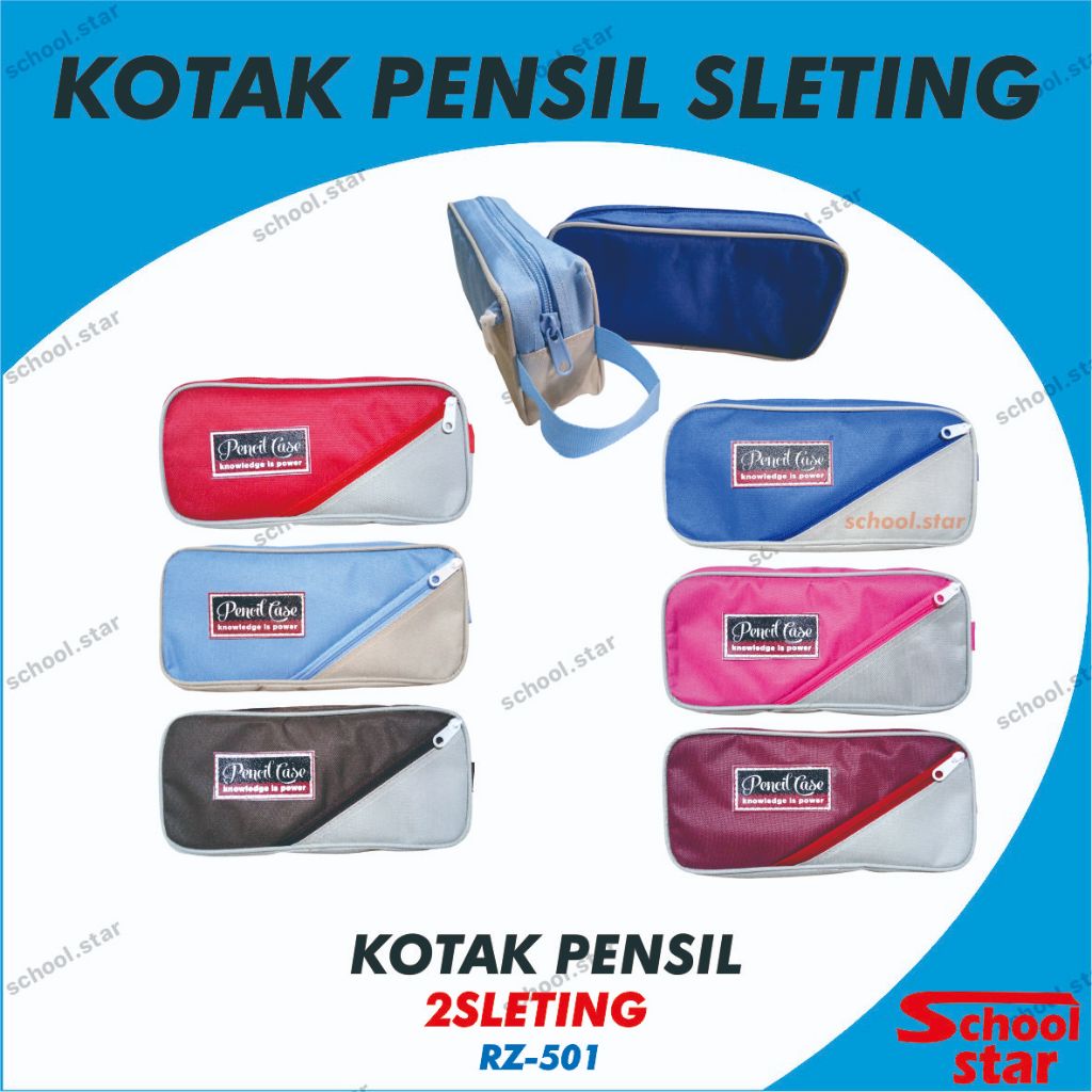 

KOTAK PENSIL SLETING WARNA POLOS / TEMPAT PENSIL SLETING RZ-501