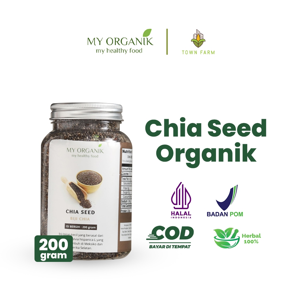 

My Organik Chia Seed Organic Chia Seed Grade A Mexico Kualitas Terbaik Untuk Diet Keto Kaya Serat Pengganti Nasi Shirataki