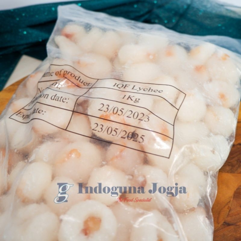 

FROZEN LYCHEE 1KG - BUAH LECI BEKU 1KG